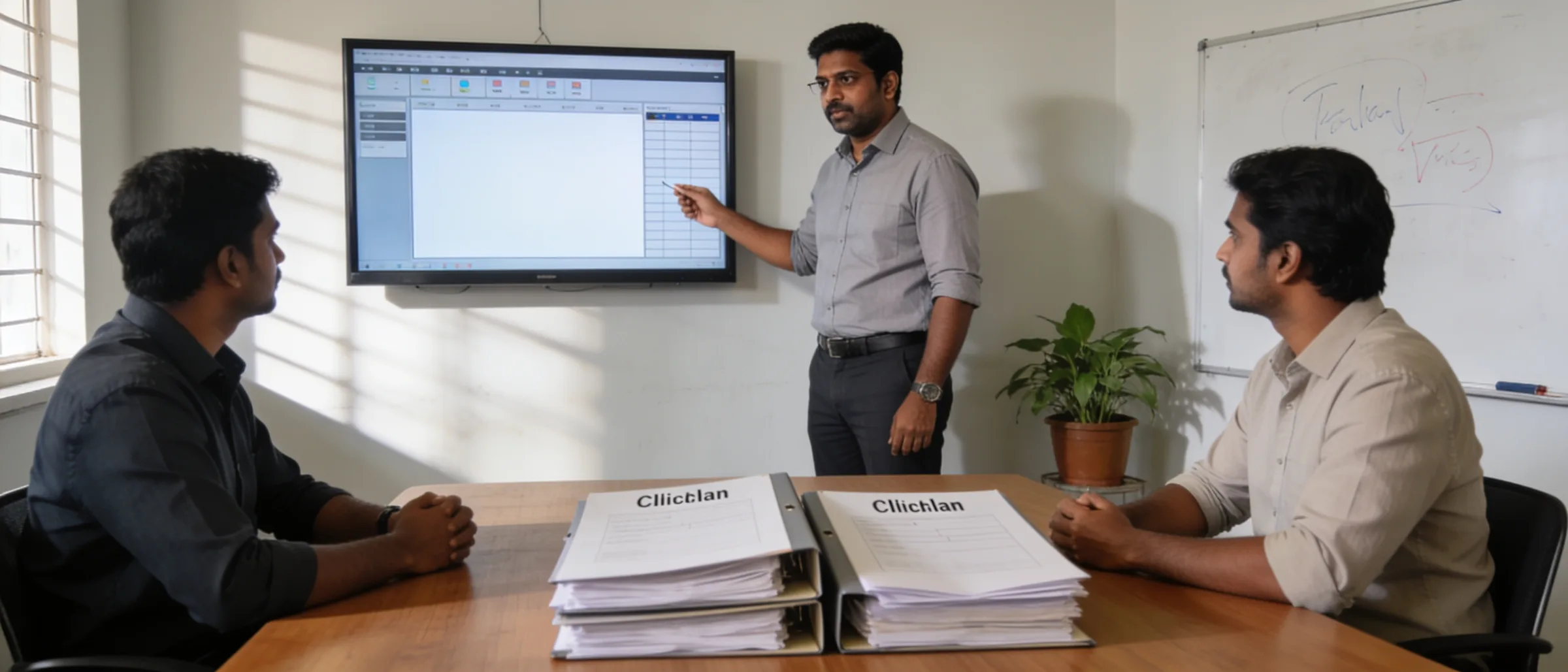 Monthly compliance dashboard reviewed with PF and ESI challan folders